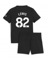 Manchester City Rico Lewis #82 Vieraspaita Lasten 2025-26 Lyhythihainen (+ shortsit)